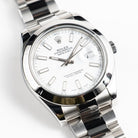 Rolex Datejust II 116300 Stainless Steel White Dial Oyster (2017)