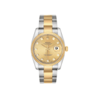 Rolex Datejust II 116333 Stainless Steel Yellow Gold Champagne Diamond Dial Oyster (2014)