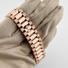 Rolex Day-Date 128345RBR Rose Gold Mother of Pearl Diamond Bezel (2025)