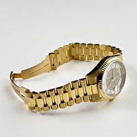 Thumbnail for Rolex Day-Date 18238 Yellow Gold Carousel Diamond Dial Presidential Bracelet