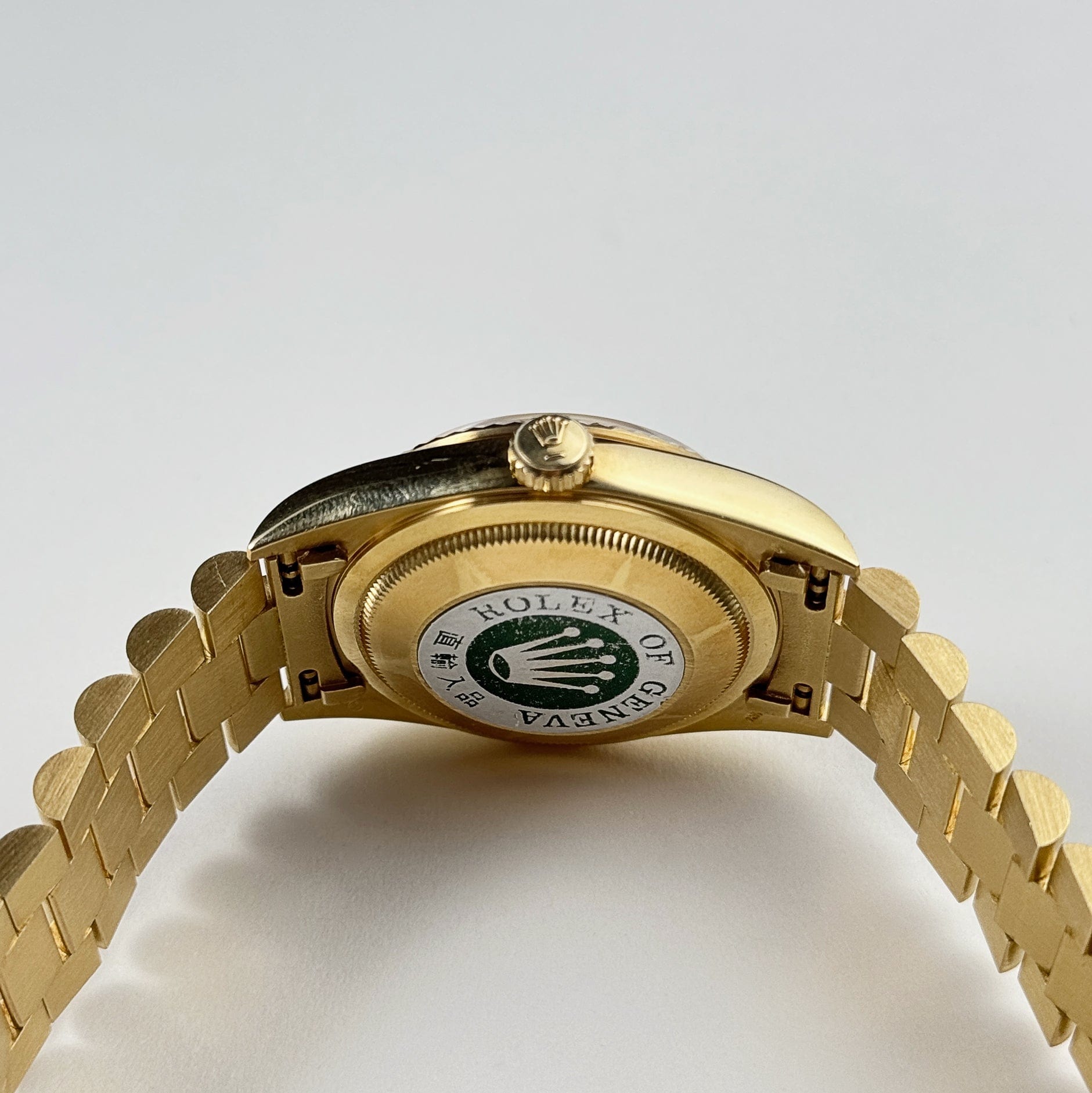 Rolex Day-Date 18238 Yellow Gold Carousel Diamond Dial Presidential Bracelet