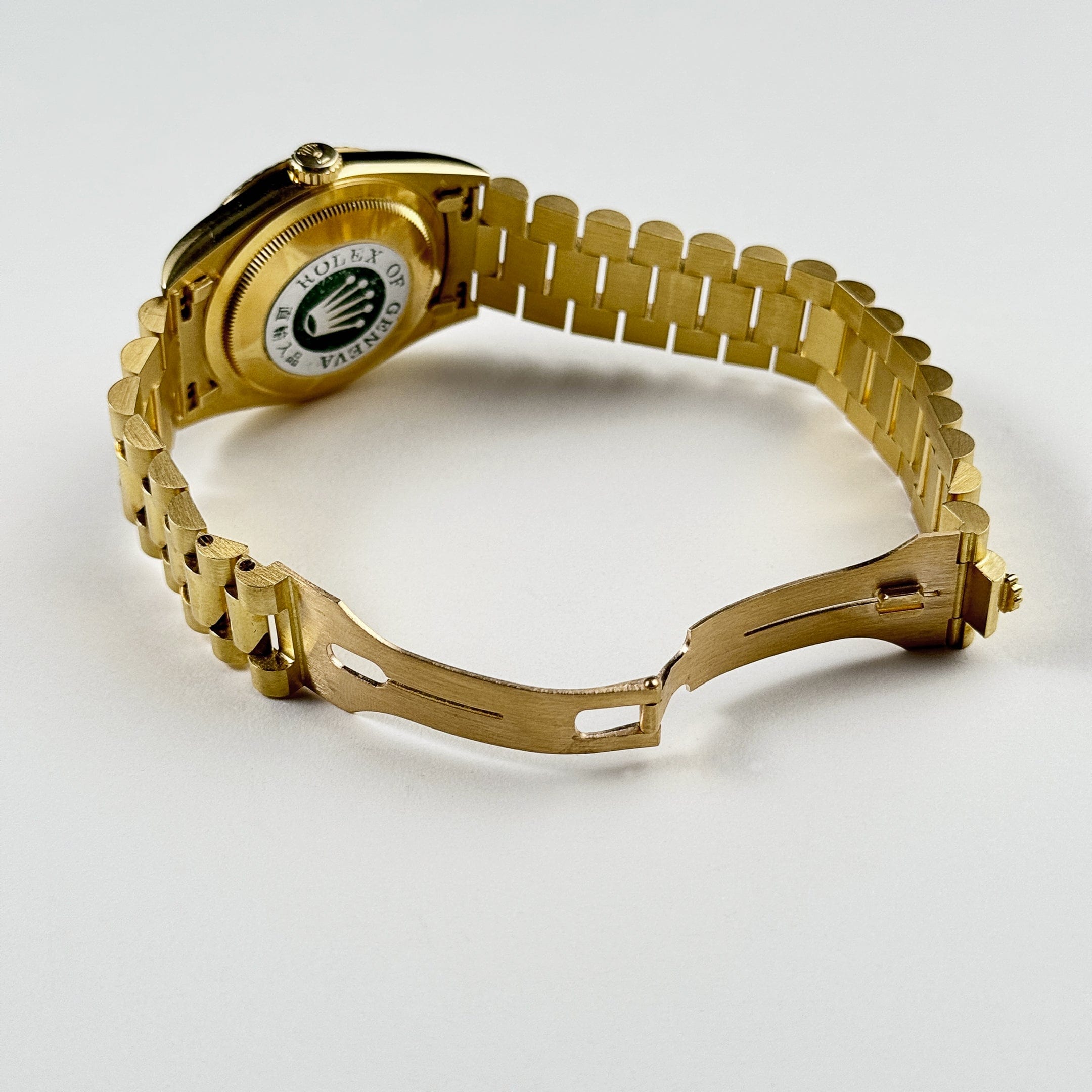 Rolex Day-Date 18238 Yellow Gold Carousel Diamond Dial Presidential Bracelet