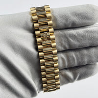 Thumbnail for Rolex Day-Date 18238 Yellow Gold Carousel Diamond Dial Presidential Bracelet