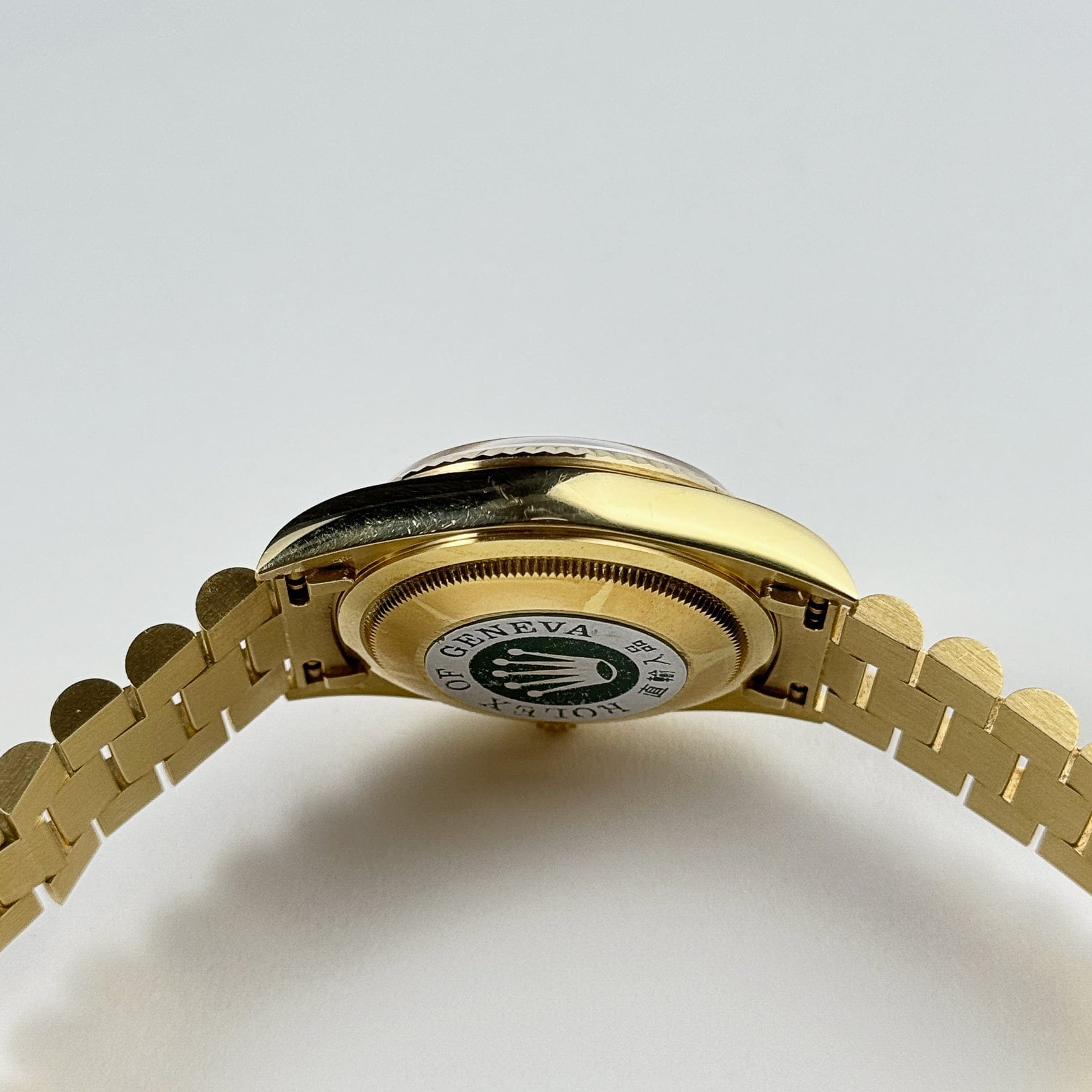 Rolex Day-Date 18238 Yellow Gold Carousel Diamond Dial Presidential Bracelet