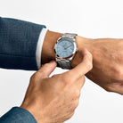 Rolex Day-Date 228206 40 Platinum Ice Blue Diagonal Motif Dial (2017)