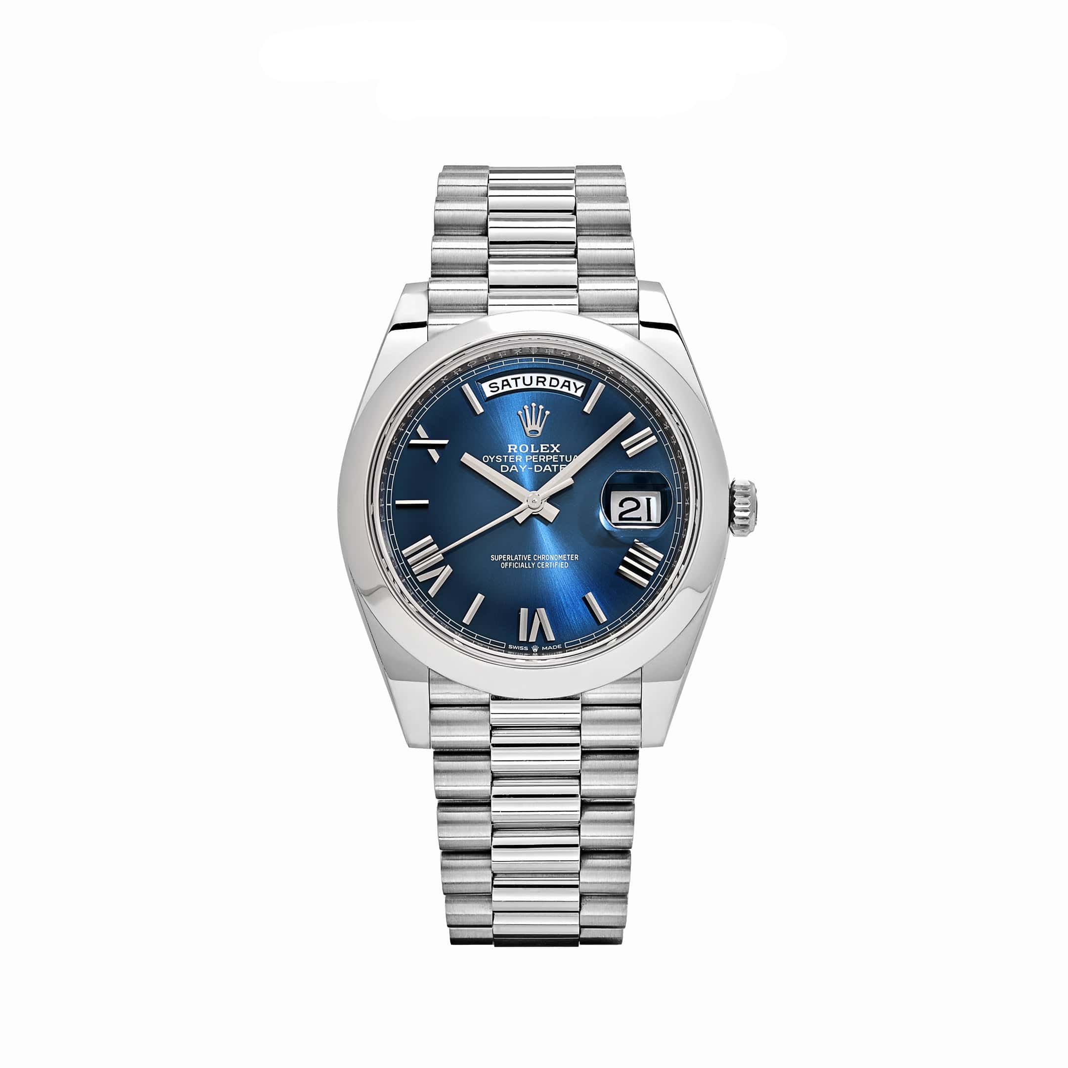 Rolex Day-Date 228206 Platinum Blue Dial (2022)