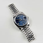 Rolex Day-Date 228206 Platinum Blue Dial (2022)