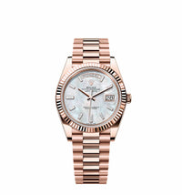 Thumbnail for Rolex Day-Date 228235 Rose Gold Mother Of Pearl Diamond Dial