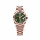 Rolex Day-Date 228235 Rose Gold Olive Green Dial (2023)