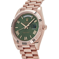 Thumbnail for Rolex Day-Date 228235  Rose Gold Olive Green Dial (2023)