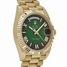 Rolex Day-Date 228238 Yellow Gold Green Ombre Roman Numeral Dial