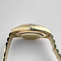 Thumbnail for Rolex Day-Date 228348RBR Yellow Gold Black Diamond Dial Diamond Bezel (2021)