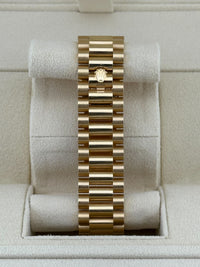 Thumbnail for Rolex Day-Date 228348RBR Yellow Gold Diamond Bezel Silver Dial (2021)