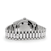 Thumbnail for Rolex Day-Date 228349RBR White Gold Diamond Bezel Black Dial (2024)