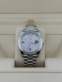 Thumbnail for Rolex Day-Date 228396TBR Platinum Diamond Bezel Diamond-Paved Dial (2023)