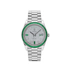 Rolex Day-Date 228396TEM Platinum Diamond Dial Emerald Bezel