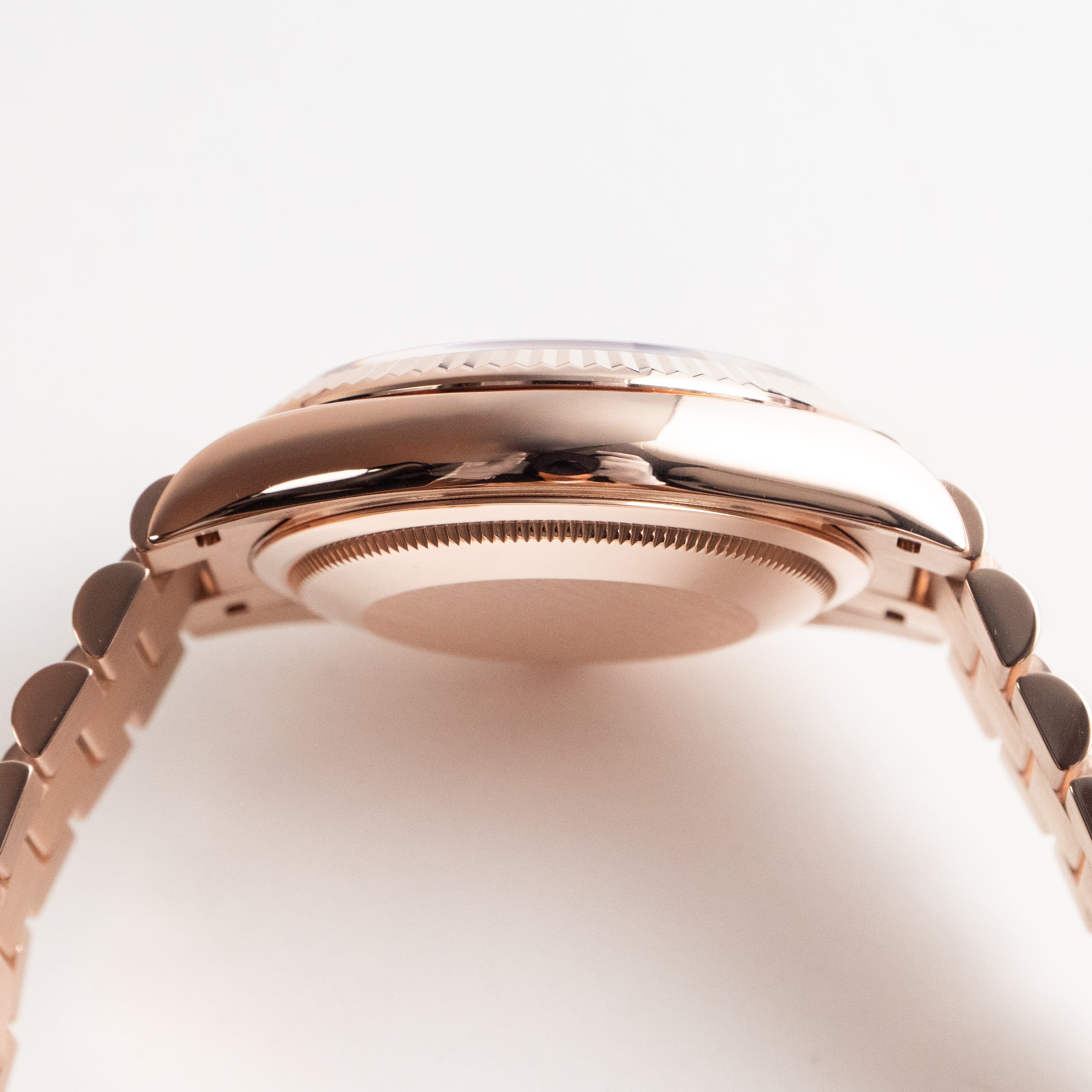 Rolex Day-Date 36 128235 Rose Gold Brown Ombre Diamond Dial (2022)