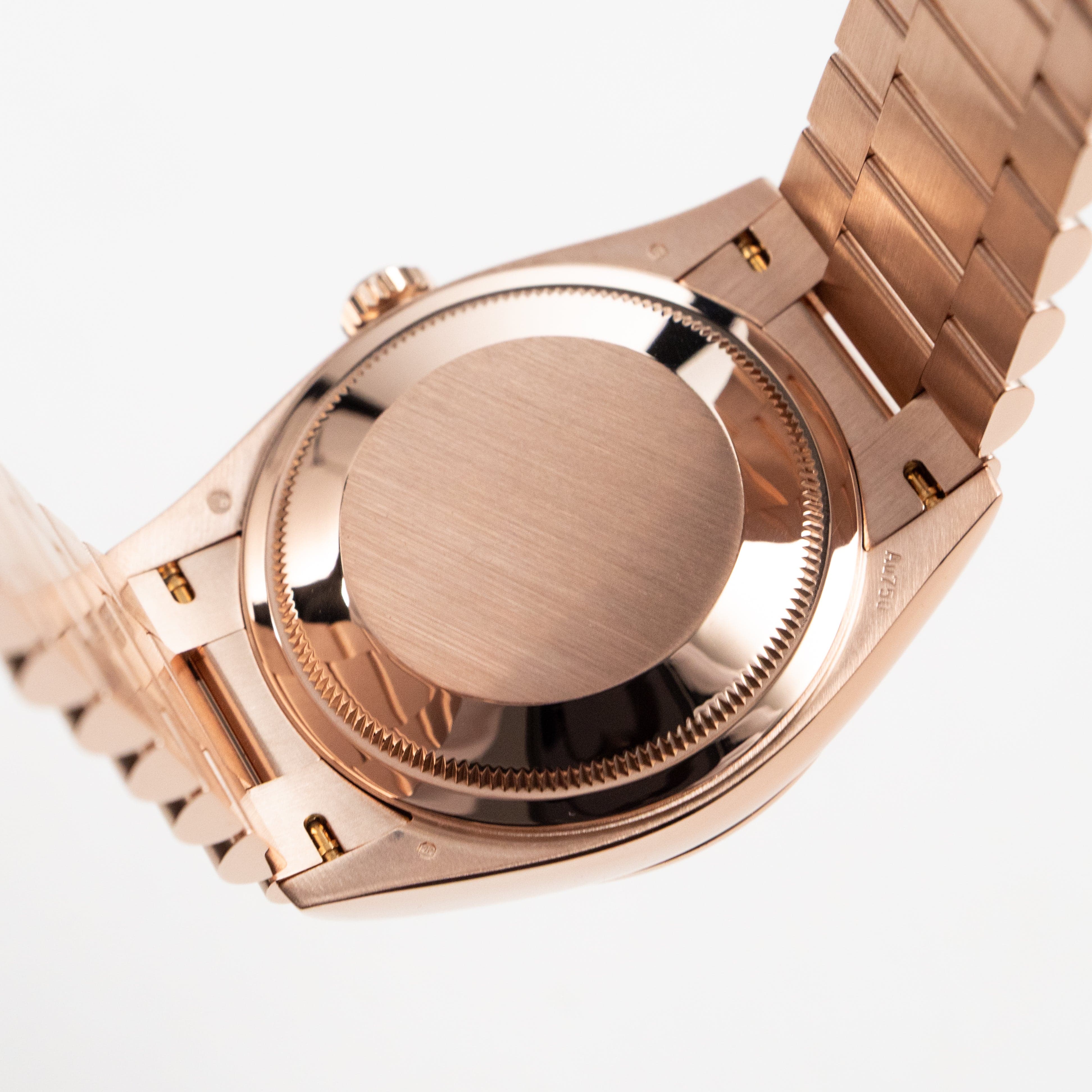 Rolex Day-Date 36 128235 Rose Gold Brown Ombre Diamond Dial (2022