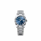 Rolex Day-Date 36 128236 Platinum Blue Diamond Dial President (2026)