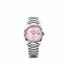 Rolex Day-Date 36 128236 Platinum Pink Opal Diamond Dial President (2026)
