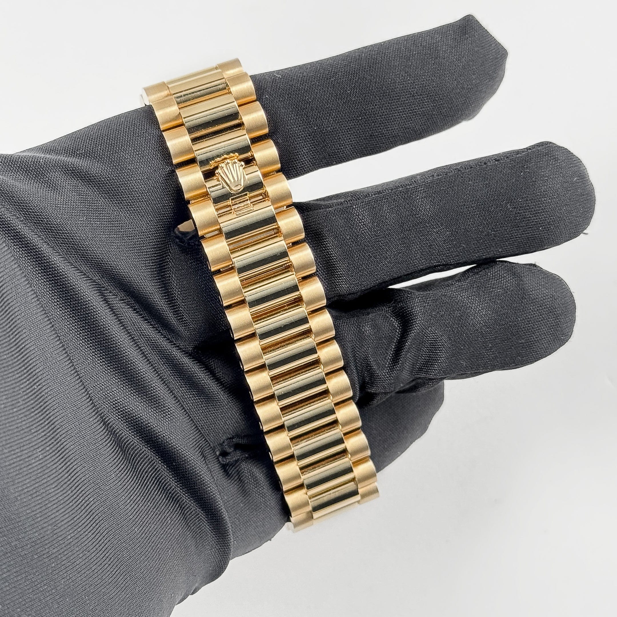 Rolex Day-Date 36 128238 Yellow Gold Green Ombre Roman Numeral Dial (2024)