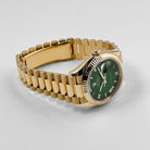 Rolex Day-Date 36 128238 Yellow Gold Green Ombre Roman Numeral Dial (2024)
