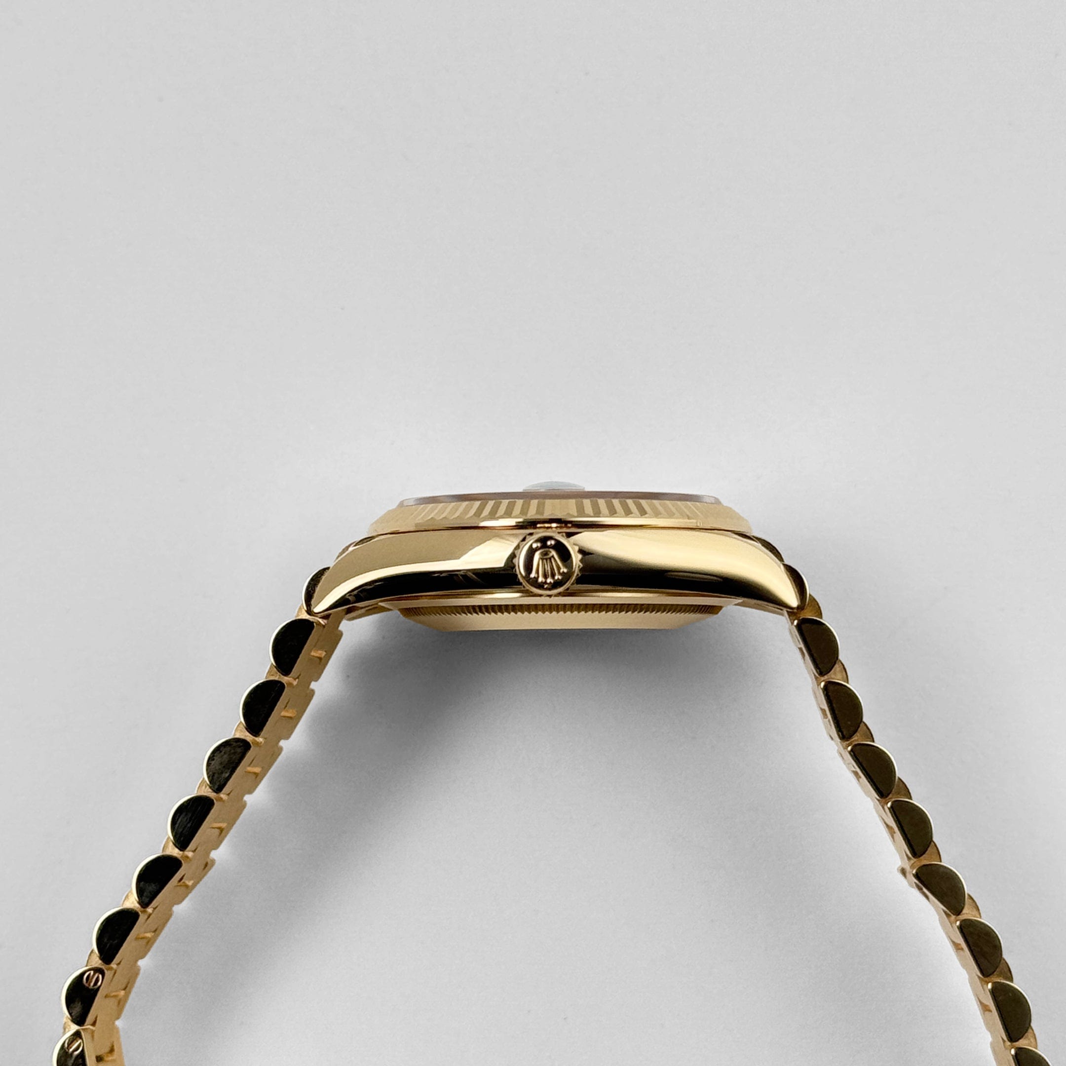 Rolex Day-Date 36 128238 Yellow Gold Green Ombre Roman Numeral Dial (2024)