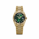 Rolex Day-Date 36 128238 Yellow Gold Green Ombre Roman Numeral Dial (2024)