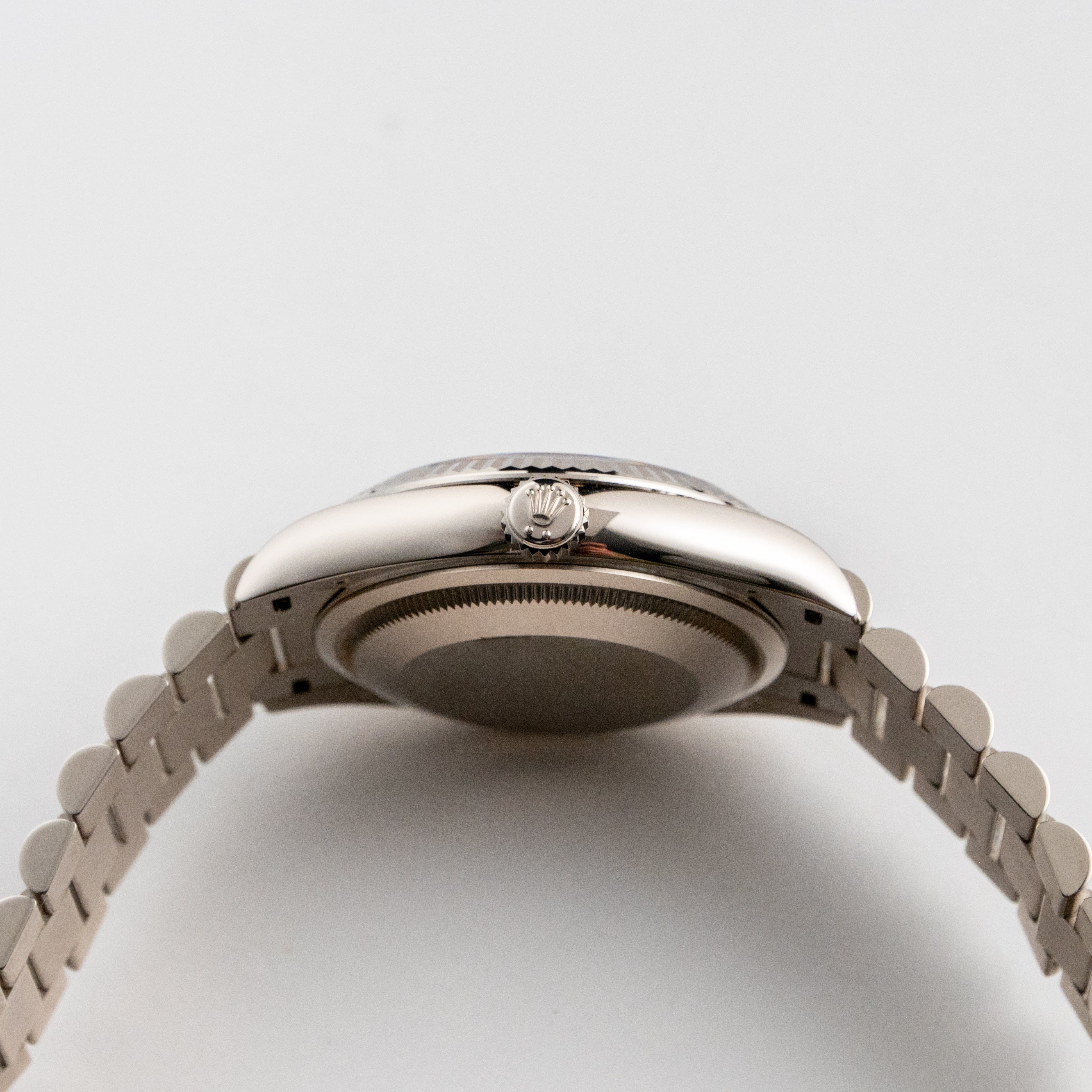 Rolex Day-Date 36 128239 White Gold Blue Ombre Diamond Dial (2023)