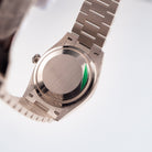 Rolex Day-Date 36 128239 White Gold Pink Opal Diamond Roman Numerals Dial (2025)