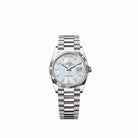 Rolex Day-Date 36 128239 White Gold White Mother of Pearl Diamond Dial President (2026)