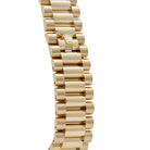 Rolex Day-Date 36 128348RBR Yellow Gold Carnelian Diamond Roman Numerals Dial Diamond Bezel