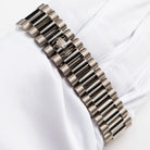Rolex Day-Date 36 128349RBR White Gold Lapis Stone Diamond Roman Numerals Dial Diamond Bezel (2022)