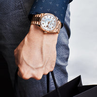 Thumbnail for Luxury Watch Rolex Day-Date 36 Rose Gold MOP Diamond Dial 128235 Wrist Aficionado