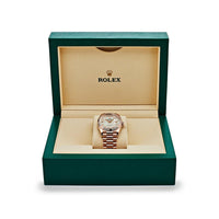 Thumbnail for Luxury Watch Rolex Day-Date 36 Rose Gold MOP Diamond Dial 128235 Wrist Aficionado