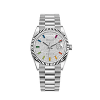 Thumbnail for Luxury Watch Rolex Day-Date 36 White Gold Diamond-Paved Dial 128239 Wrist Aficionado
