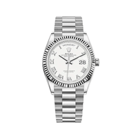 Thumbnail for Luxury Watch Rolex Day-Date 36 White Gold White Dial 128239 Wrist Aficionado
