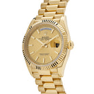 Luxury Watch Rolex Day-Date 36 Yellow Gold Champagne Dial 128238 Wrist Aficionado