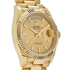 Luxury Watch Rolex Day-Date 36 Yellow Gold Champagne Dial 128238 Wrist Aficionado