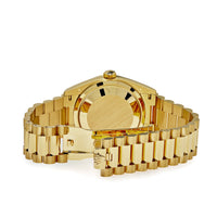 Thumbnail for Luxury Watch Rolex Day-Date 36 Yellow Gold Green Malachite Roman Diamond Dial 128238 Wrist Aficionado