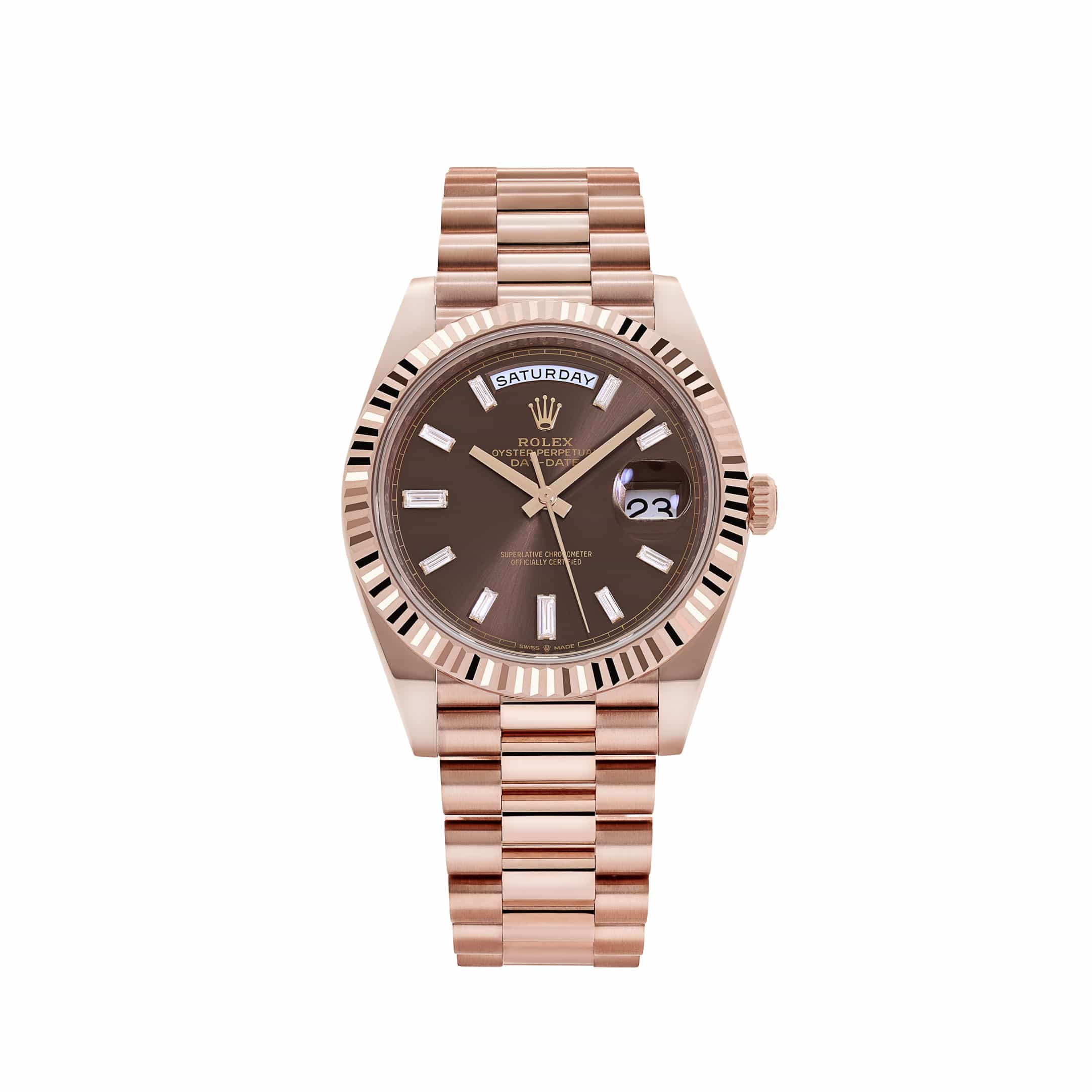 Rolex Day-Date 40 Chocolate Dial 18K Everose Gold President Automatic Mens Watch 228235CHDP Rolex Day-Date 40 Chocolate Dial 18K Everose Gold President Automatic Mens Watch 228235CHDP