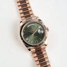 Rolex Day-Date 40 228235 Rose Gold Olive Green Dial (2022)