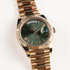 Rolex Day-Date 40 228235 Rose Gold Olive Green Dial (2023)