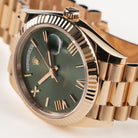Rolex Day-Date 40 228235 Rose Gold Olive Green Dial (2023)