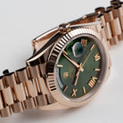 Rolex Day-Date 40 228235 Rose Gold Olive Green Dial (2026)