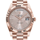 Rolex Day-Date 40 228235 Rose Gold Sundust Diamond Baguette Dial (2024)