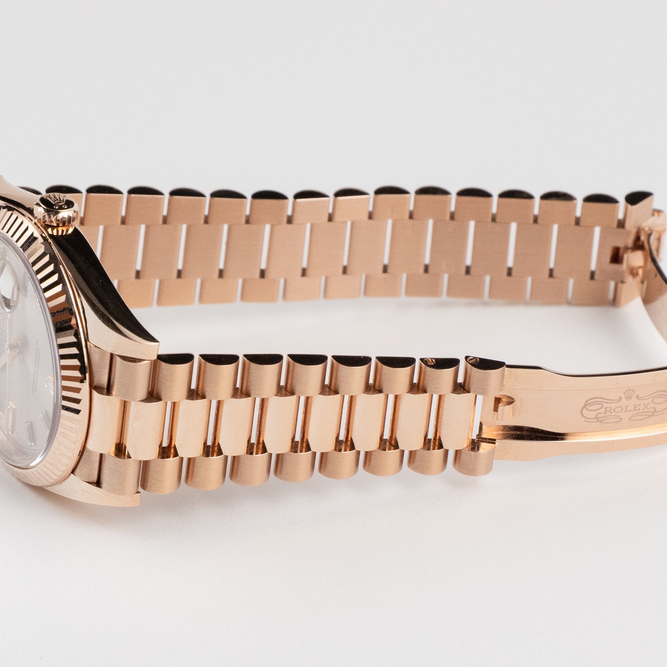 Rolex Day-Date 40 228235 Rose Gold Sundust Diamond Baguette Dial (2024)