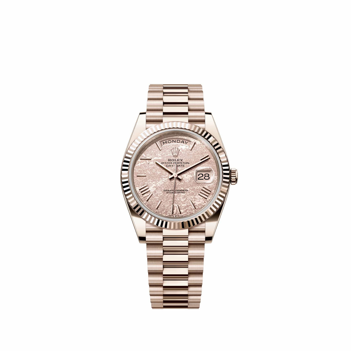 Rolex Day-Date 40 228235JG Jubilee Gold Gold-Leaf Design Roman Dial President (2026)