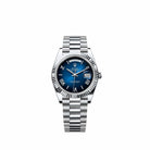 Rolex Day-Date 40 228236 Platinum Blue Ombre Roman Dial President (2026)