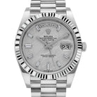 Rolex Day-Date 40 228236 Platinum Meteorite Diamond Baguette Dial (2026)